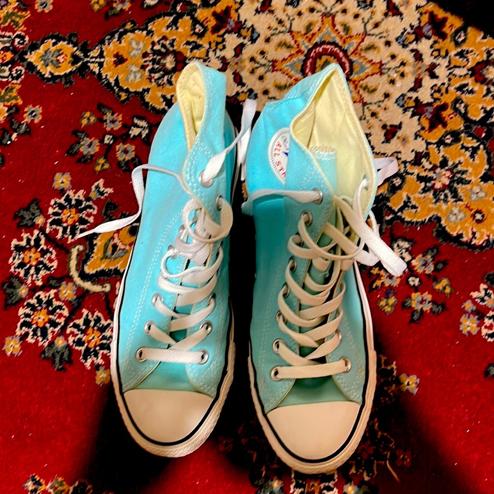 Blue Women’s Coverse High Tops